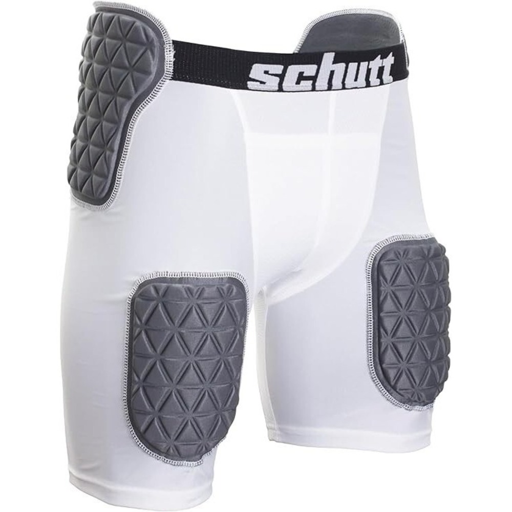 NWT Schutt Protech 5 Pad‎ Youth Football Girdle White Size Medium